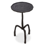 Eichholtz Side Table Kubu S out of wood, but it was crafted from metal and provided with a bronze finish.