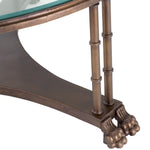 Eichholtz Side Table Lioness polished at an angle for a refined look. This exquisite piece adds timeless allure and