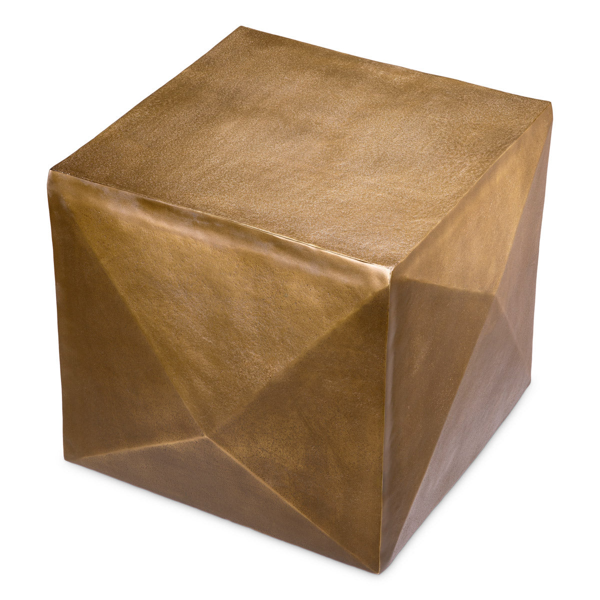 Eichholtz Side Table Maratea brass finish, this luxurious side table features a striking square top, offering a chic touch