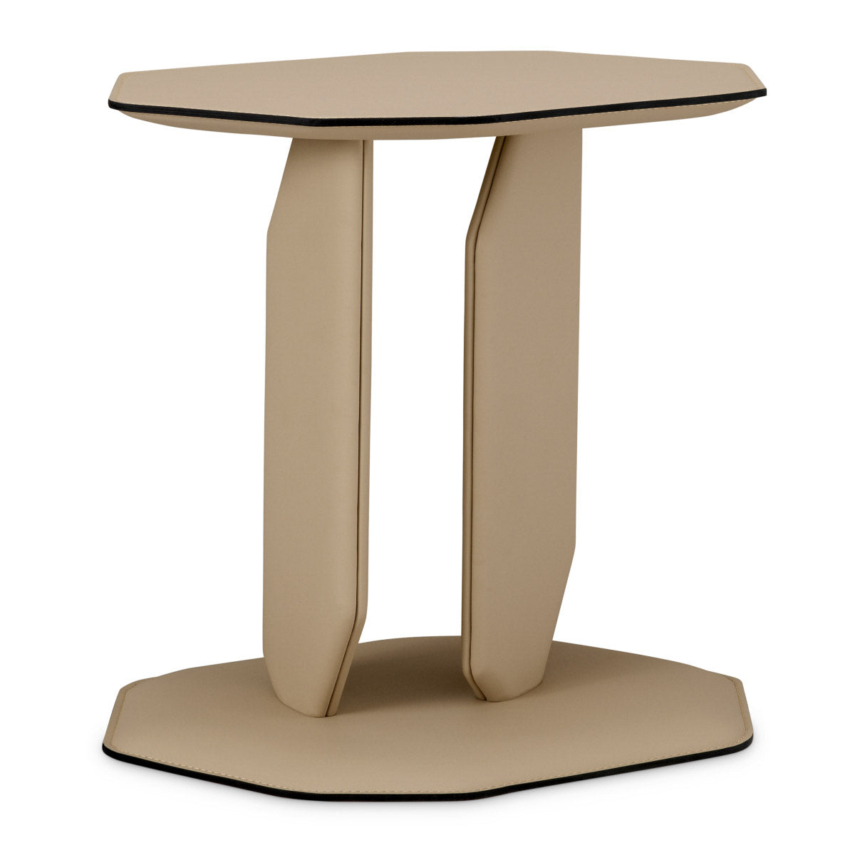Eichholtz Side Table Maurizio Immerse yourself in opulence with the Maurizio Side Table, showcasing a sleek silhouette wrapped in