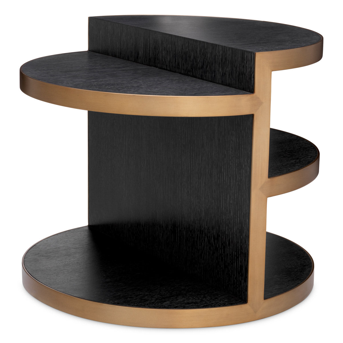 Eichholtz Side Table Nilo a harmonious symphony of contrasting elements. Make a bold statement in any space with the