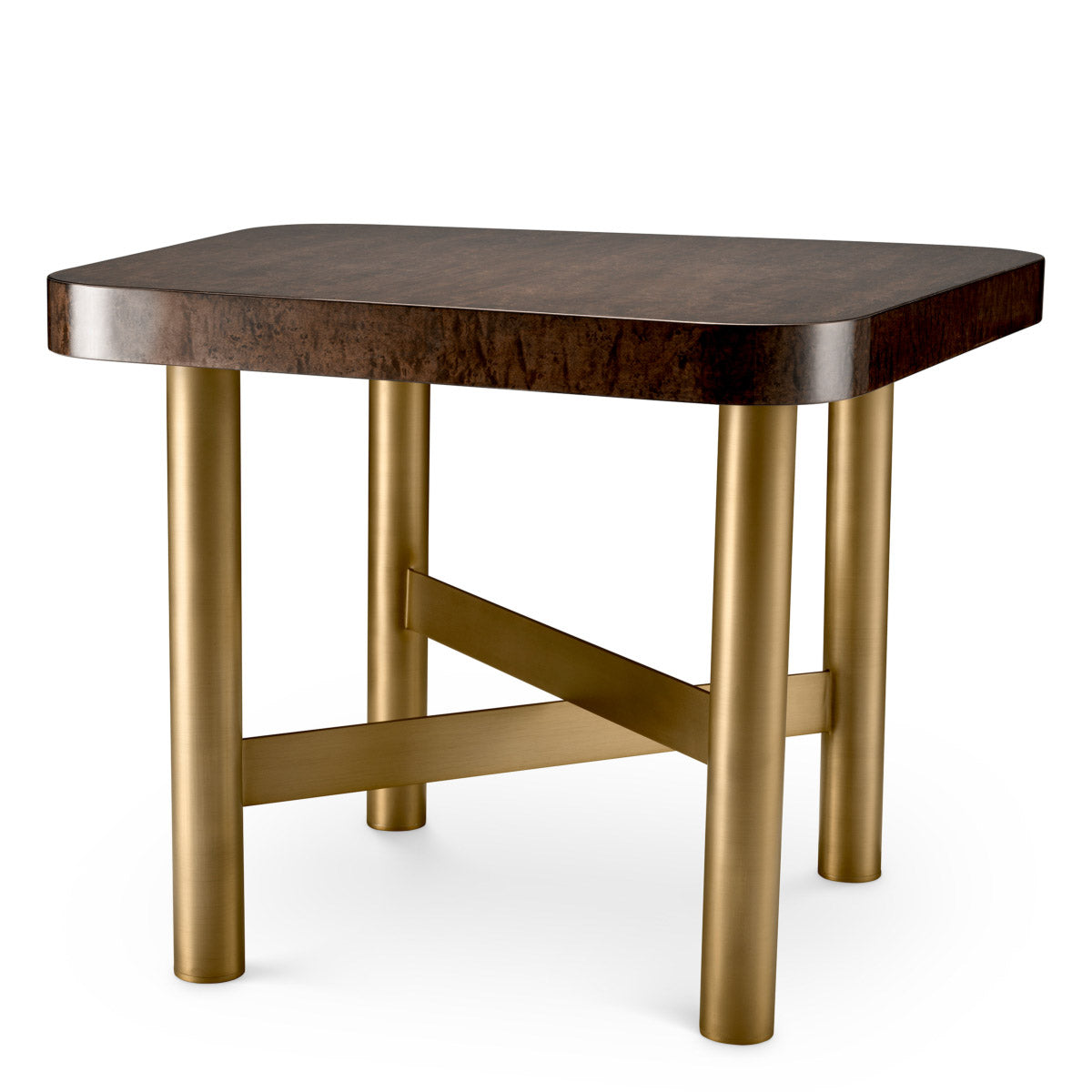 Eichholtz Side Table Oracle The Oracle Side Table epitomizes visionary design and unrivaled opulence. The high gloss maple veneer