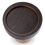 Eichholtz Side Table Otus round brass finish adorns the table with a resplendent allure. The perfectly round shape of the