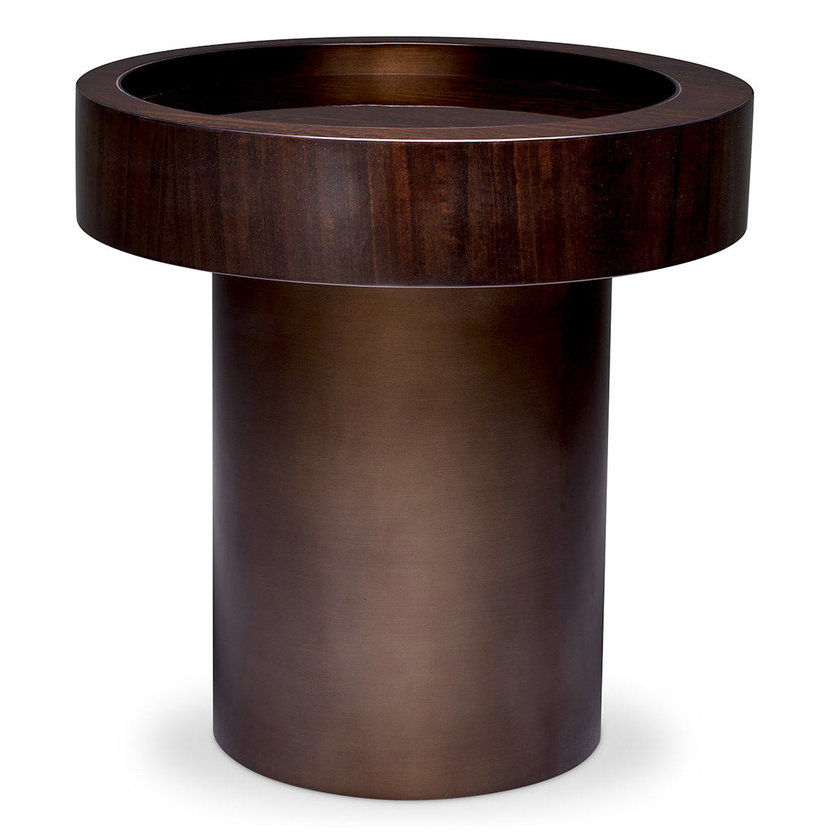 Eichholtz Side Table Otus round The Otus Round Side Table is a harmonious blend of elegance and allure. The captivating