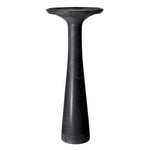 Eichholtz Side Table Pompano high riviera. It is crafted from solid Italian black marble in a seventies style shape. The