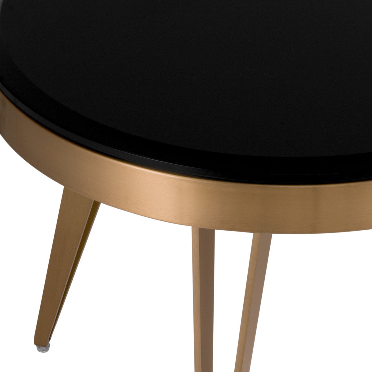 Eichholtz Side Table Rocco protective pads on the legs help to prevent scratches on floors. Side Table Rocco Crafted