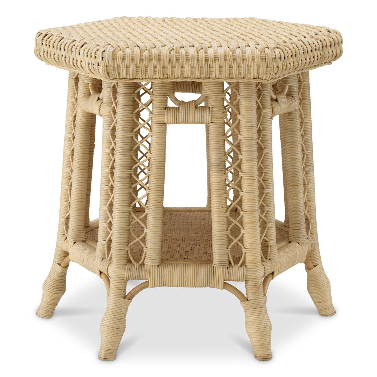 Eichholtz Side Table Saba Hexagon Side Table from Eichholtz adds a touch of organic elegance to any space, ideal for