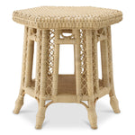 Eichholtz Side Table Saba Hexagon Side Table from Eichholtz adds a touch of organic elegance to any space, ideal for
