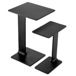 Eichholtz Side Table Smart set of 2 Side Tables. Provided with a gunmetal finish, this 2-piece set is a stylish and practical