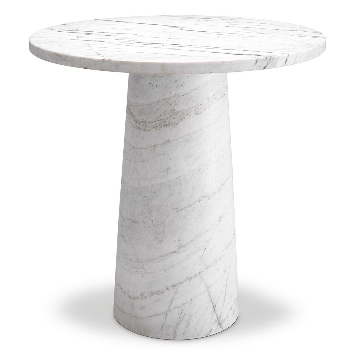 Eichholtz Side Table Terry The Terry Side Table is a timeless beauty crafted from elegant white marble. The conical