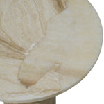 Eichholtz Side Table Terry the pattern, revealing thousands of years of deposits. A conical base exudes a sense of