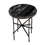 Eichholtz Side Table Tomasso genuine Italian marble, this stunning furniture piece is a perfect fit for classic and eclectic