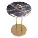 Eichholtz Side Table Zappa for opulent luxury, the side table's round shape has a captivating appeal, creating a harmonious