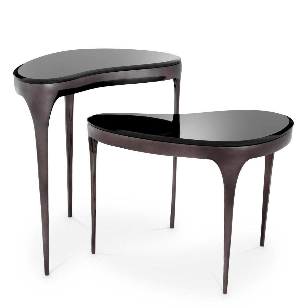 Eichholtz Side Table Zena set of 2 0 Side Table Zena set of 2 Crafted by Eichholtz this side table pairs refined