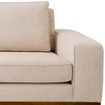 Eichholtz Sofa Aurora L interior. Dimensions W 112.5" D 43.5" H 31.5" Expertly made for enduring style and everyday