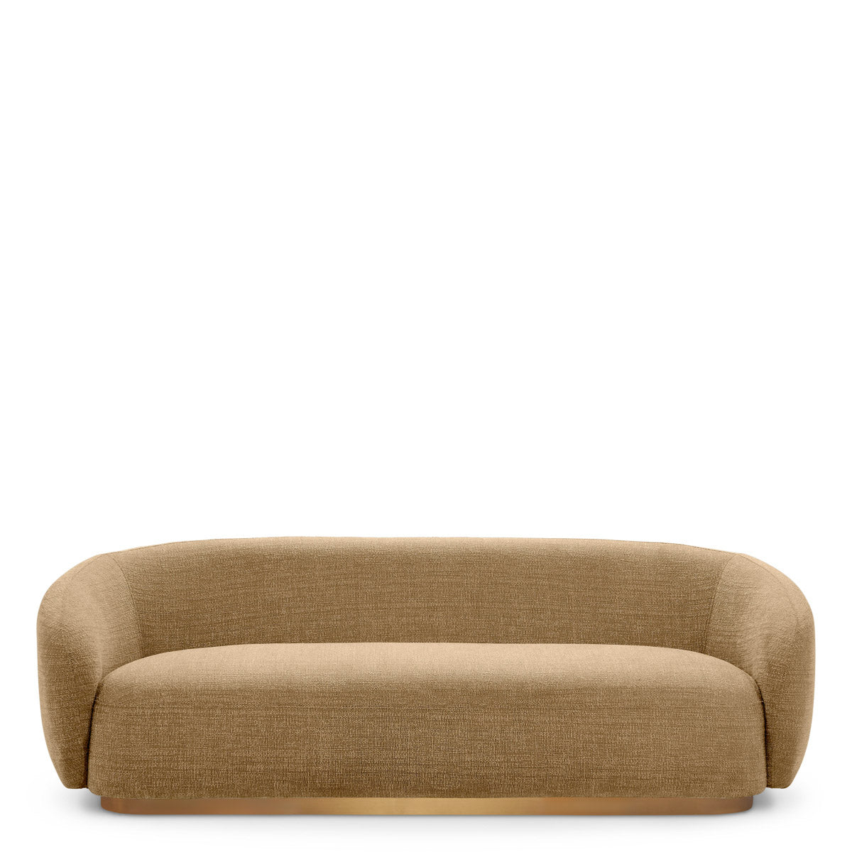 Eichholtz Sofa Brice space. Cosy and contemporary, this elegantly curved couch will offer you a very comfortable seat.