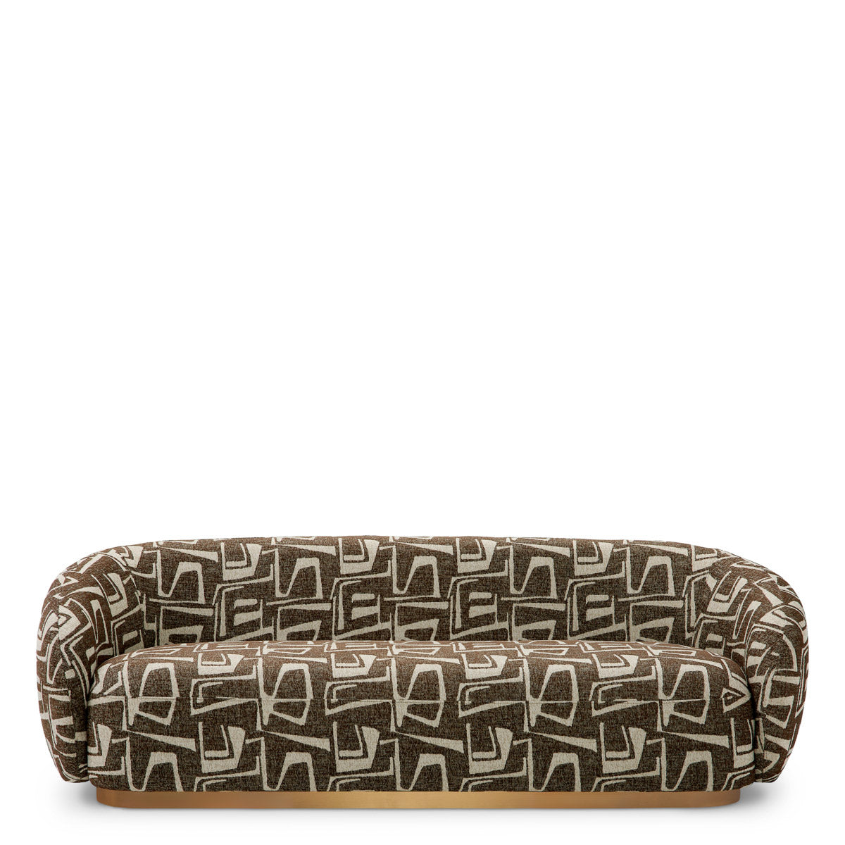 Eichholtz Sofa Brice space. Cosy and contemporary, this elegantly curved couch will offer you a very comfortable seat.