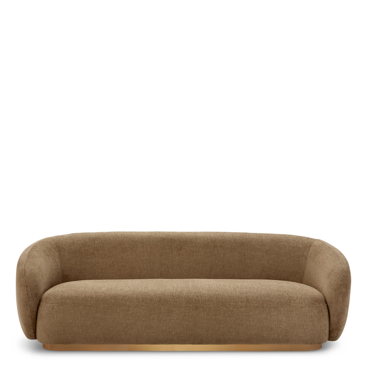 Eichholtz Sofa Brice space. Chic and inviting, this curved couch wraps you in comfort from the first moment