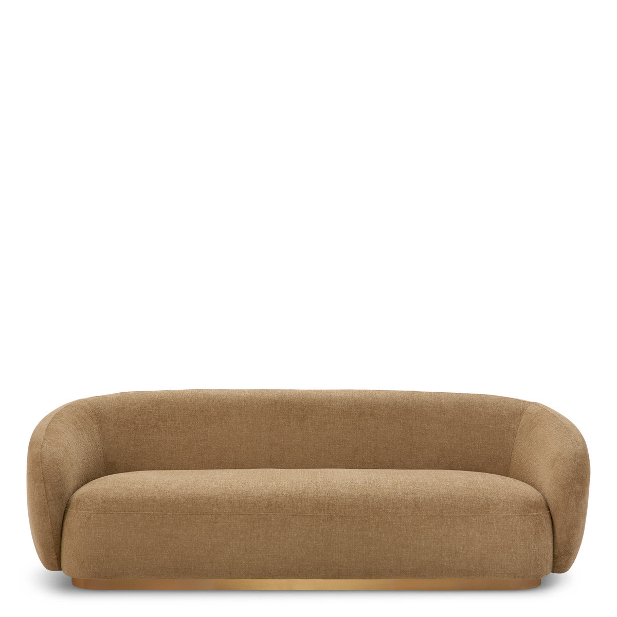 Eichholtz Sofa Brice space. Cosy and contemporary, this elegantly curved couch will offer you a very comfortable seat.