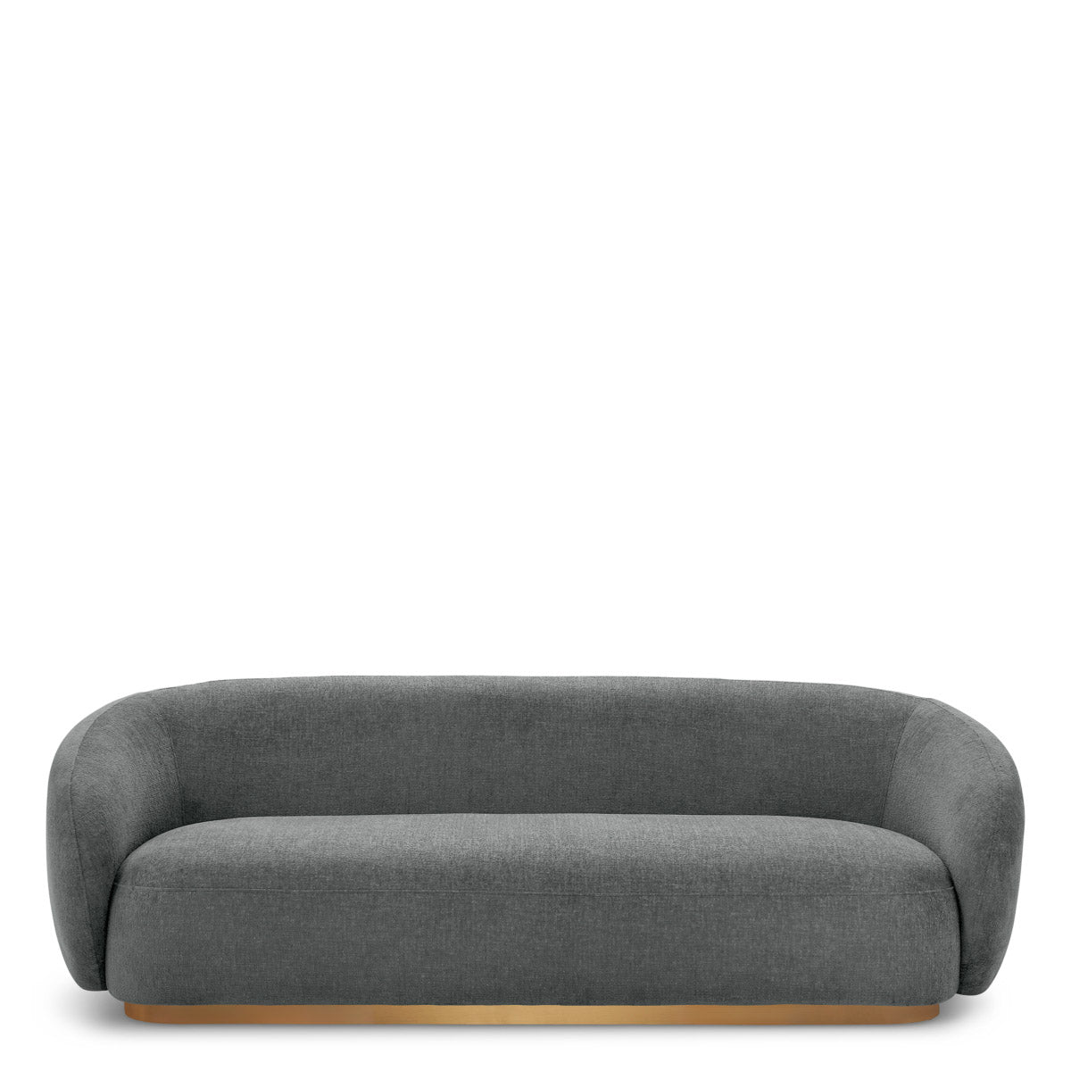 Eichholtz Sofa Brice space. Cosy and contemporary, this elegantly curved couch will offer you a very comfortable seat.