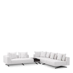 Eichholtz Sofa Endless Including an in-built side table in dark brown veneer, Sofa Endless offers loads of set-up
