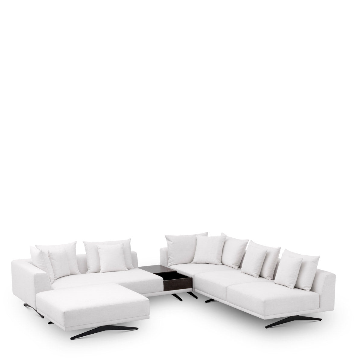 Eichholtz Sofa Endless and ease, especially when combined with the armchair and ottoman from this series. Sofa Endless