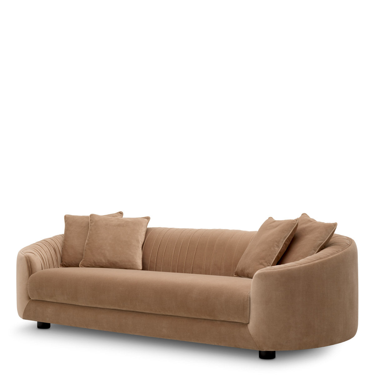 Eichholtz Sofa Jameson Experience unparalleled elegance with the Jameson Sofa in Amaro camel. This luxurious piece showcases a