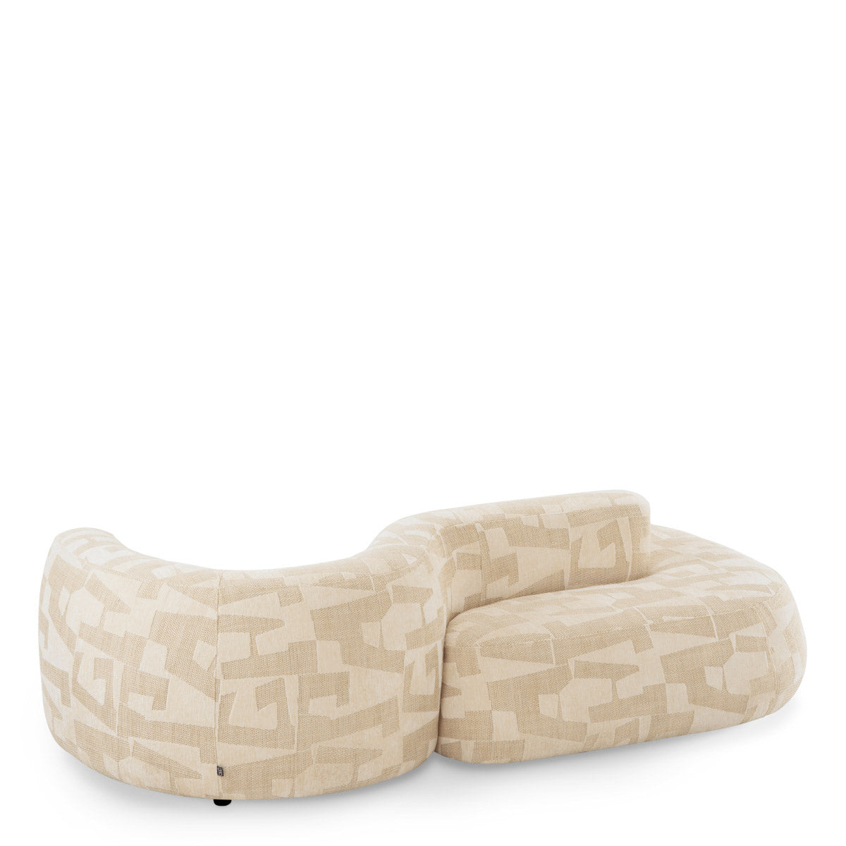 Eichholtz Sofa Julita unique design that allows you to sit comfortably on both sides, adding versatility and sophistication