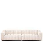 Eichholtz Sofa Kelly L living room. With its gently curved design and deep channel stitching, this generous sofa will