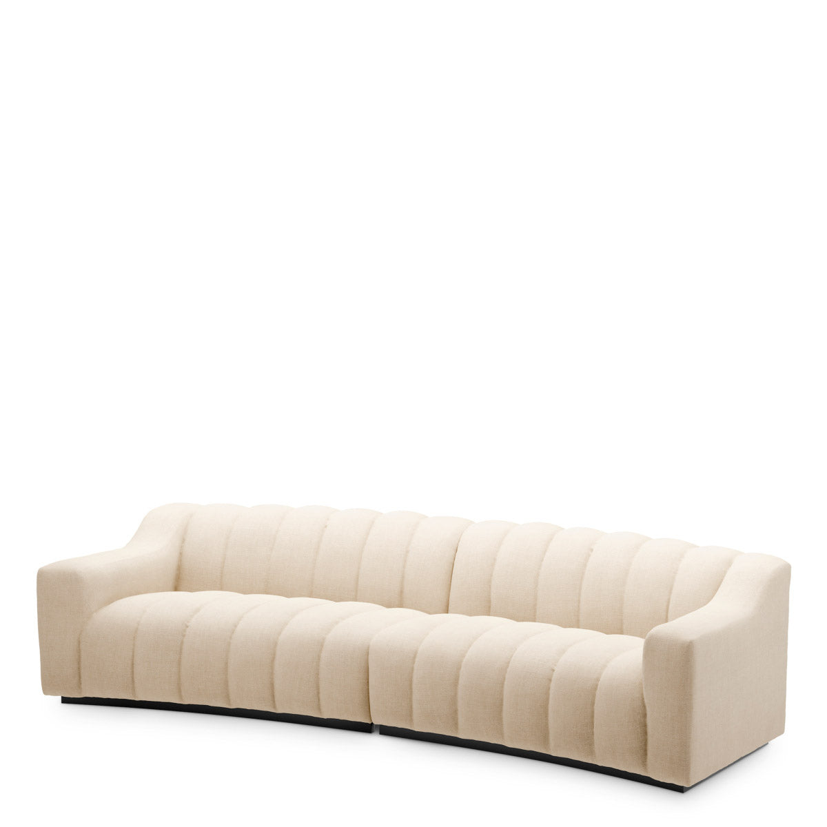 Eichholtz Sofa Kelly L "Sofa Kelly L Stratfort pearl combines a sweeping, modern silhouette with pearl-colored upholstery for an
