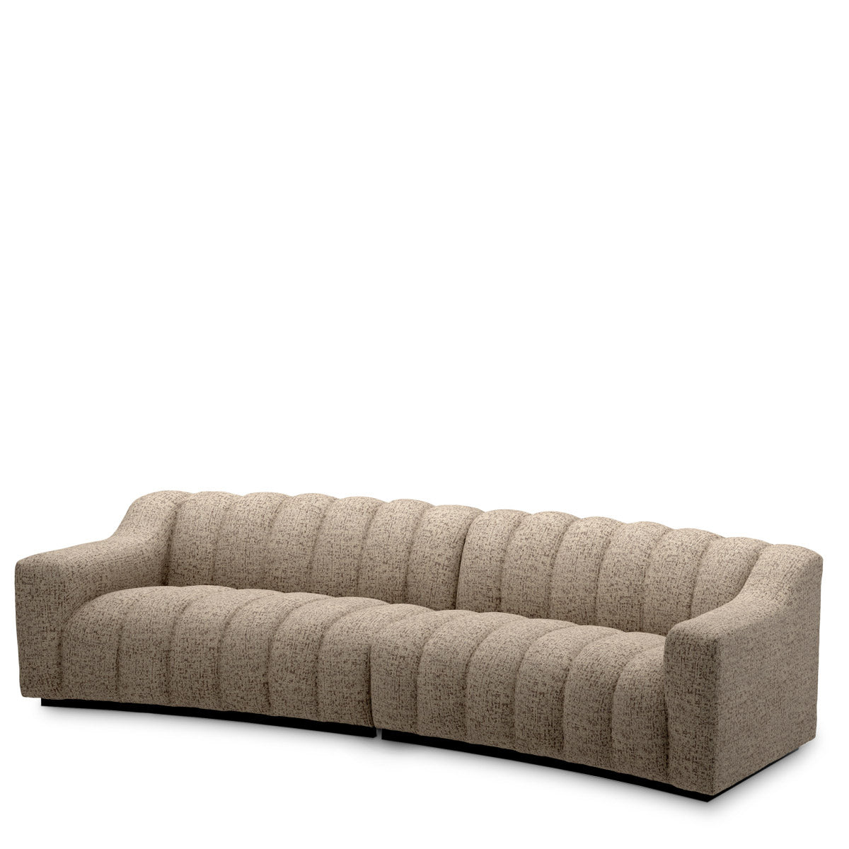 Eichholtz Sofa Kelly L "Featuring a modern silhouette, Sofa Kelly L Montclair warm grey is finished in warm grey