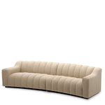 Eichholtz Sofa Kelly L "Designed with graceful contours, Sofa Kelly L Hastings beige blends beige-toned upholstery with deep stitched
