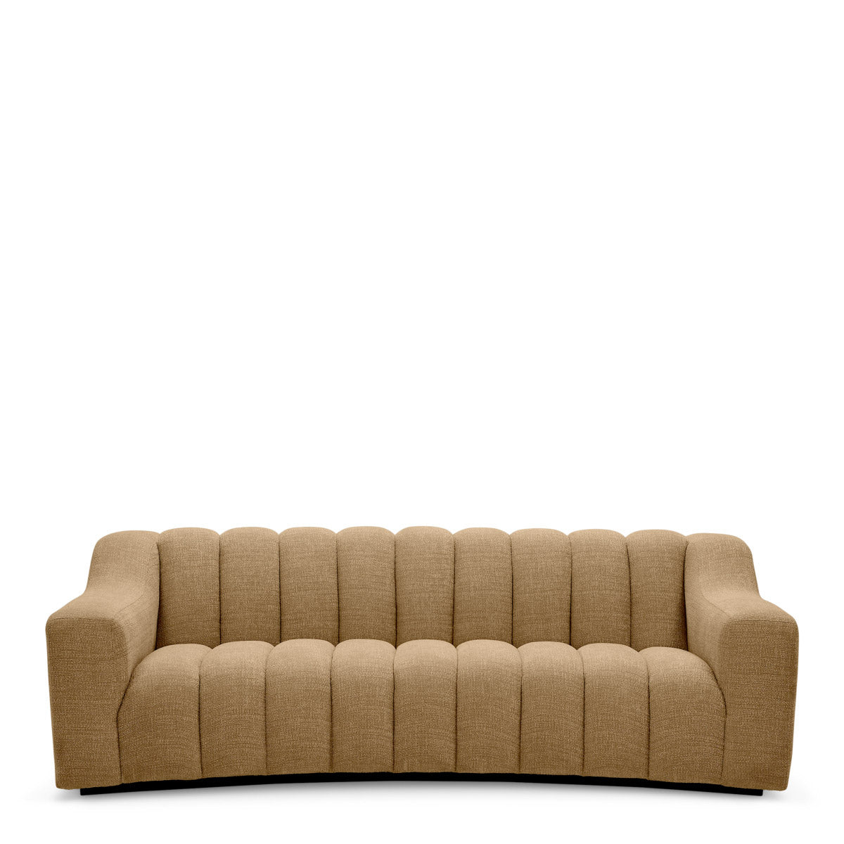 Eichholtz Sofa Kelly S spacious sofa features a gracefully curved design and deep channel stitching, delivering exceptional comfort and