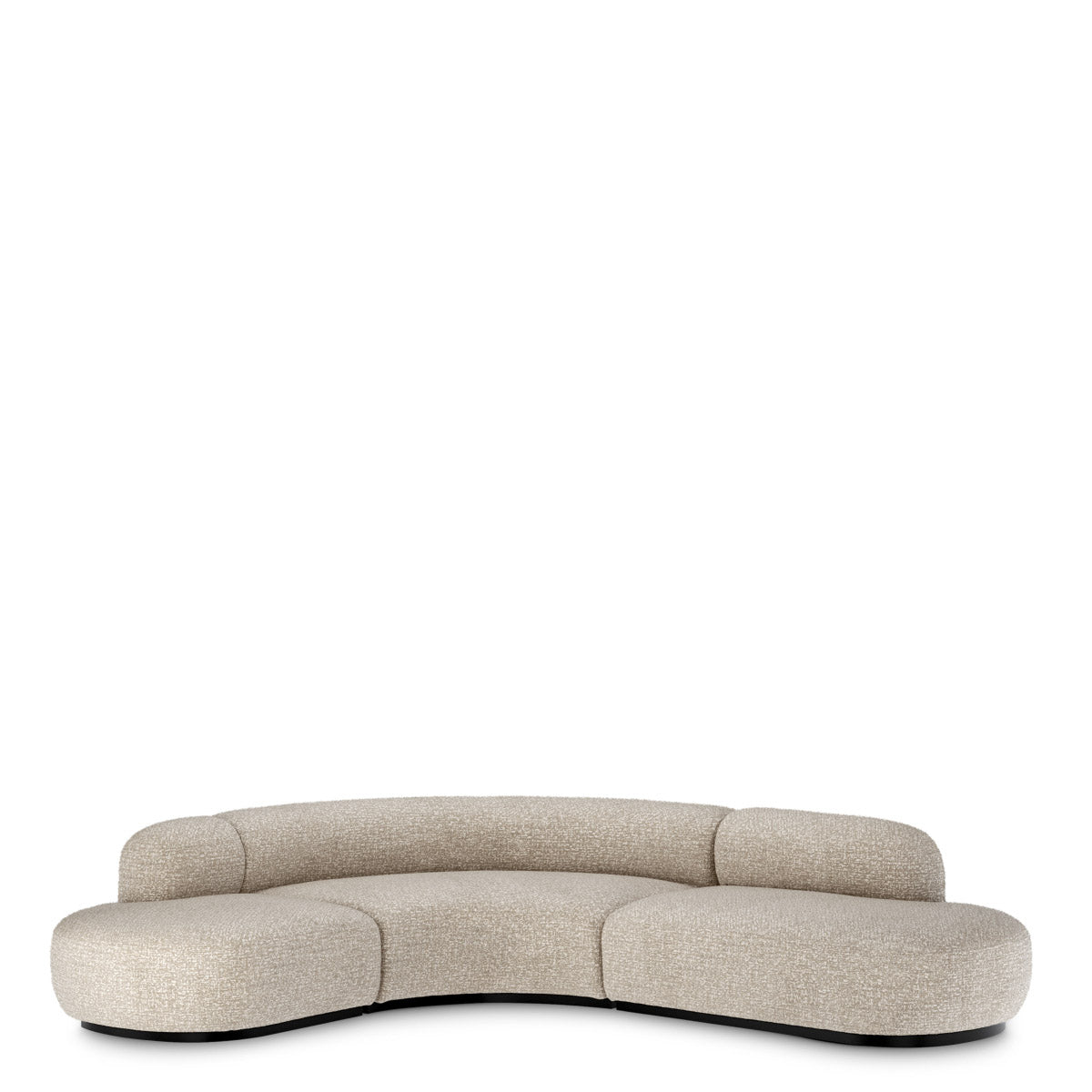 Eichholtz Sofa BjÃ¶rn L and comfort.. Organic in shape and fully upholstered in silver-coloured fabric, this sumptuous sofa matches