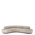 Eichholtz Sofa BjÃ¶rn L and comfort.. Organic in shape and fully upholstered in silver-coloured fabric, this sumptuous sofa matches