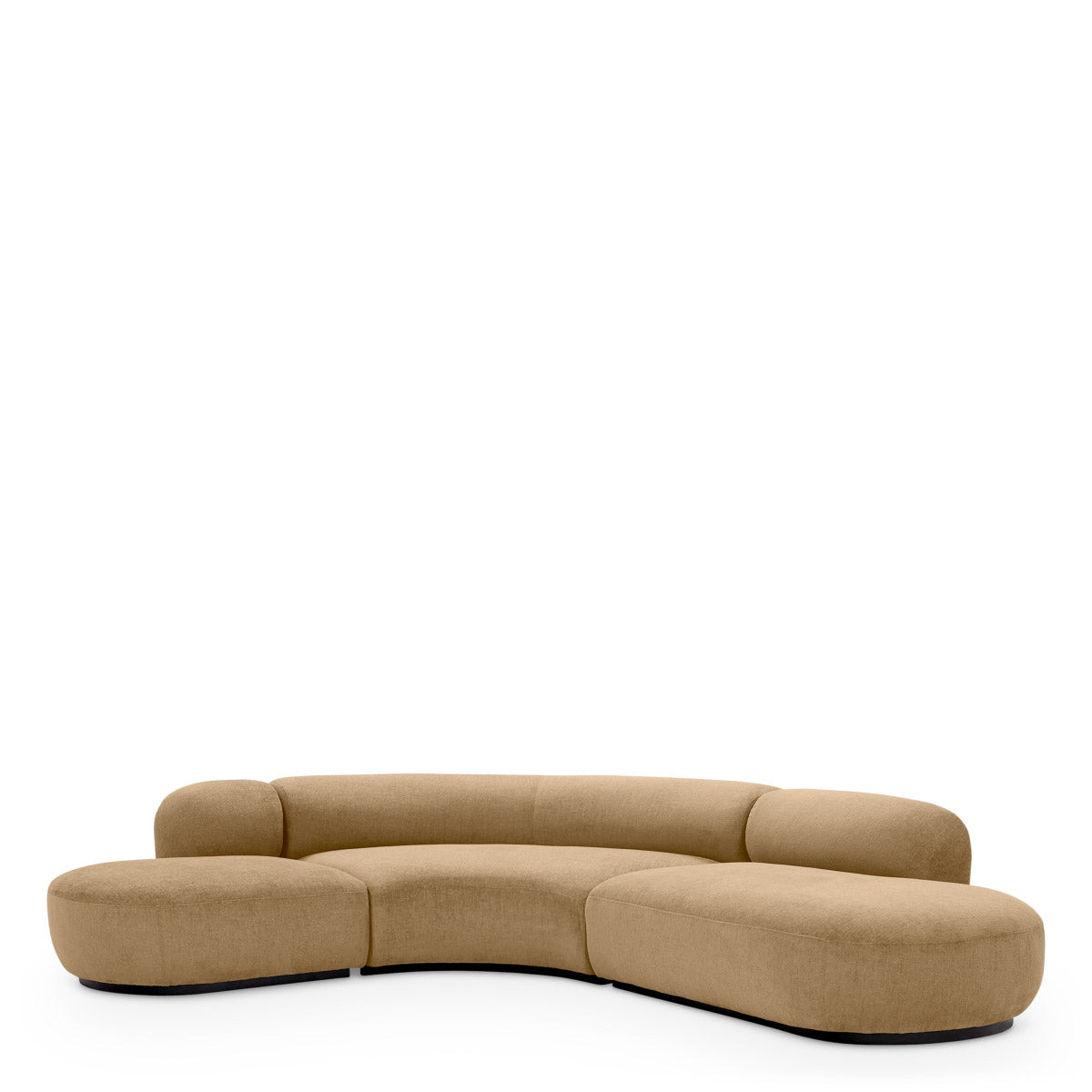 Eichholtz Sofa Björn L Enjoy the rich comfort and the striking boomerang-like design of Sofa Björn. Fully upholstered in