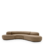 Eichholtz Sofa Björn L Enjoy the rich comfort and the striking boomerang-like design of Sofa Björn. Shaped with soft