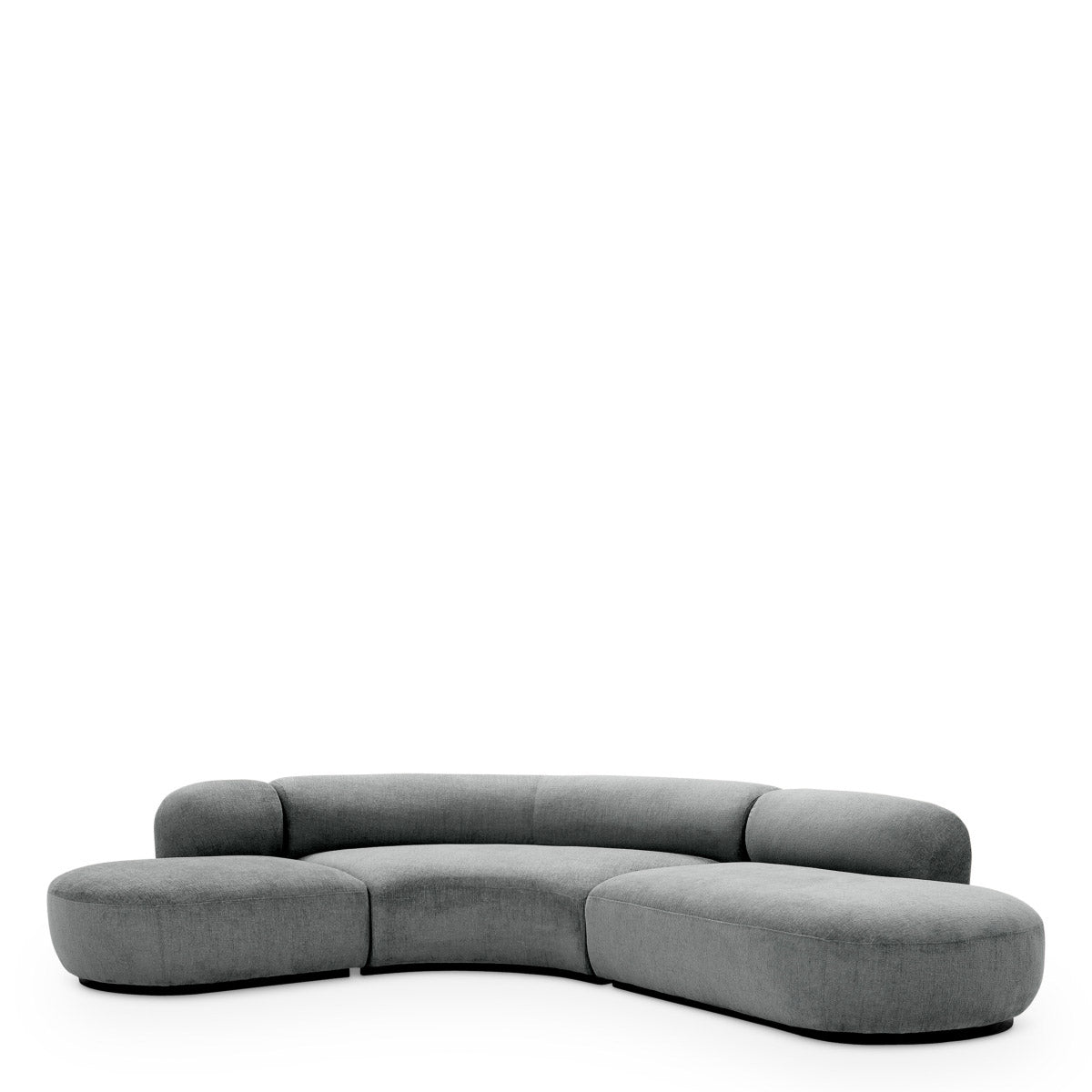 Eichholtz Sofa Björn L Enjoy the rich comfort and the striking boomerang-like design of Sofa Björn. Fully upholstered in
