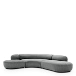 Eichholtz Sofa Björn L Enjoy the rich comfort and the striking boomerang-like design of Sofa Björn. Fully upholstered in