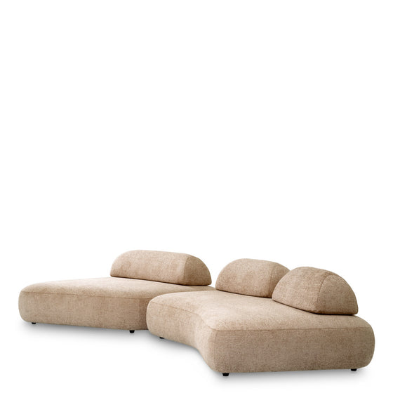 Eichholtz Sofa Residenza Soft curves and sumptuous materials merge in the modular design of Sofa Residenza. Accentuated by