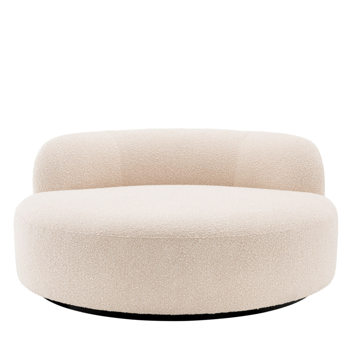 Eichholtz Sofa BjÃ¶rn Round this lovely round sofa with cream-coloured bouclÃ© upholstery will deliver a luxurious touch to every
