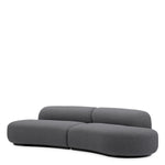 Eichholtz Sofa Björn S "In a serene light blue tone, Sofa Björn S Hastings light blue offers a sculptural,