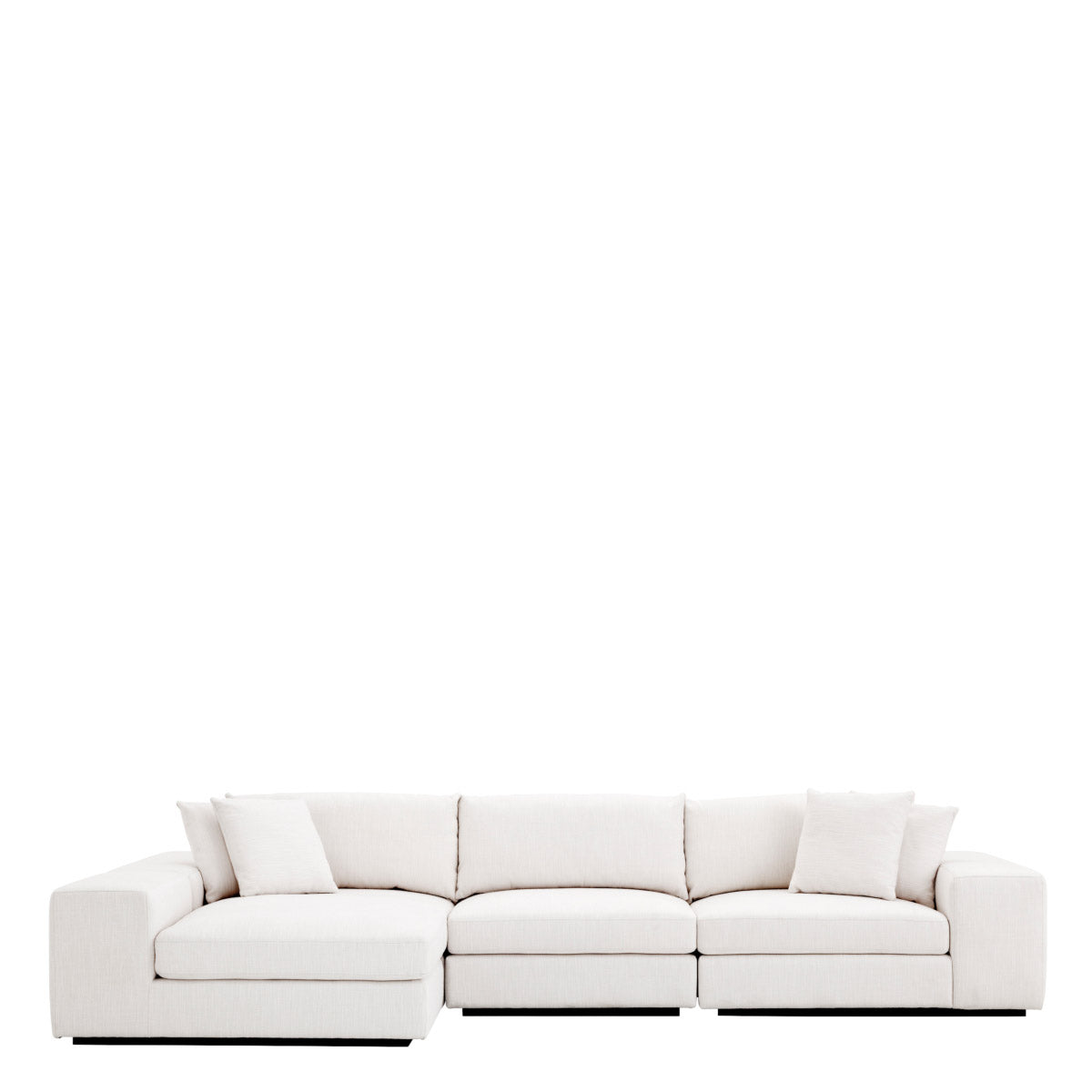 Eichholtz Sofa Vista Grande Lounge Avalon white upholstery and loose back cushions, it provides optimal comfort. Sofa Vista Grande Lounge