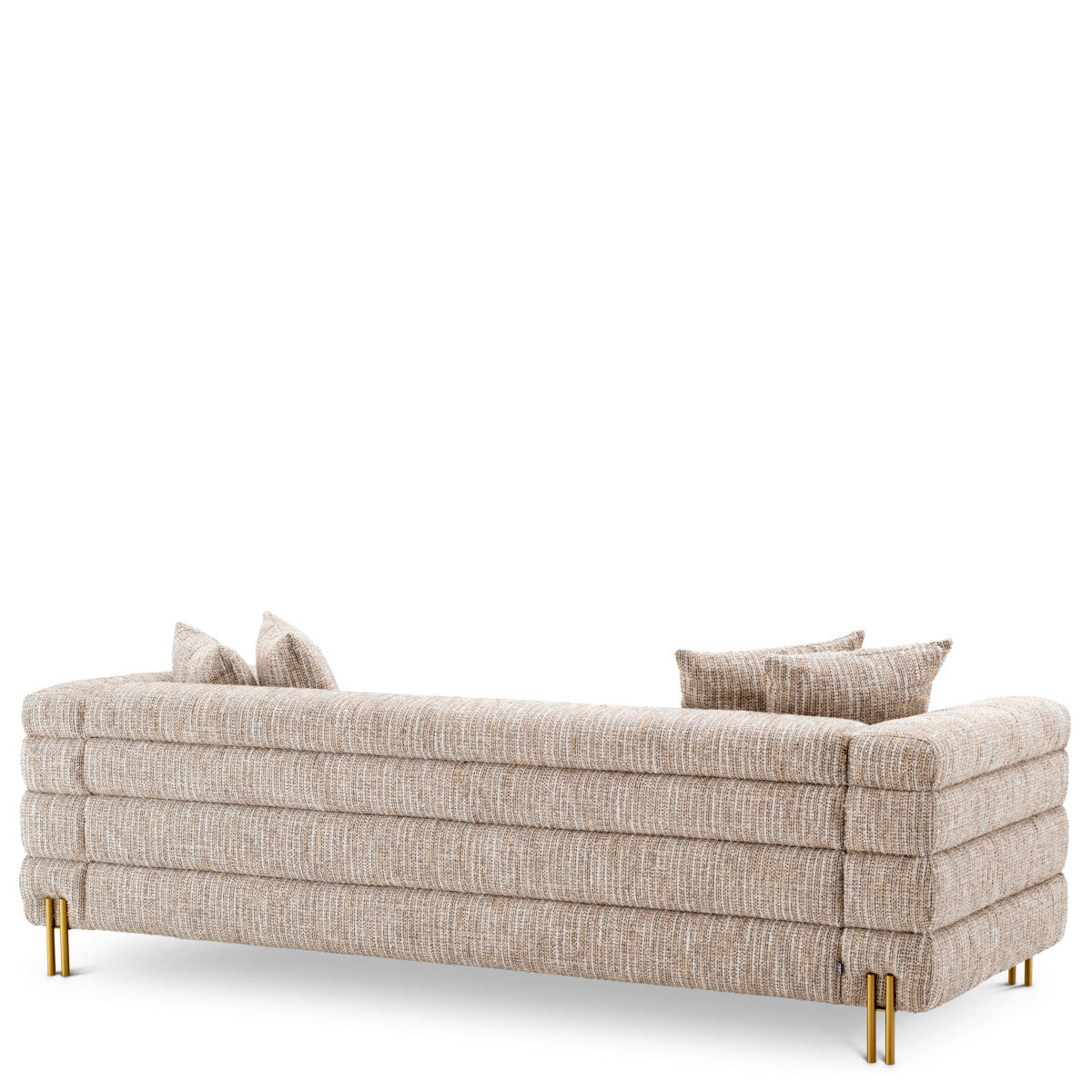 Eichholtz Sofa York pairs refined design with elevated materials for a statement in any luxury interior. Dimensions W