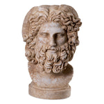 Eichholtz Statue Zeus classical Greek image of the bearded Zeus with the ram's horns of the Egyptian Ammon.