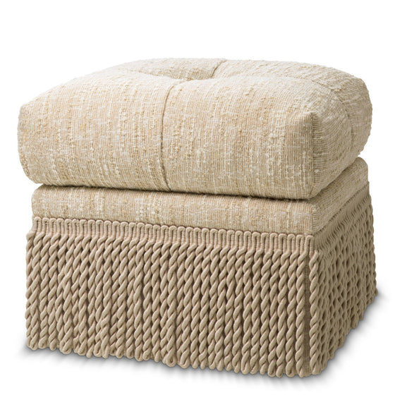 Eichholtz Stool Dorantes The Dorantes Stool is a charming and elegant addition to your living space. Upholstered in