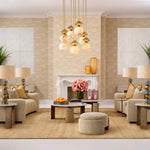 Eichholtz Stool Ortega of modern grace, it captures the essence of sophistication for any living room or boudoir.