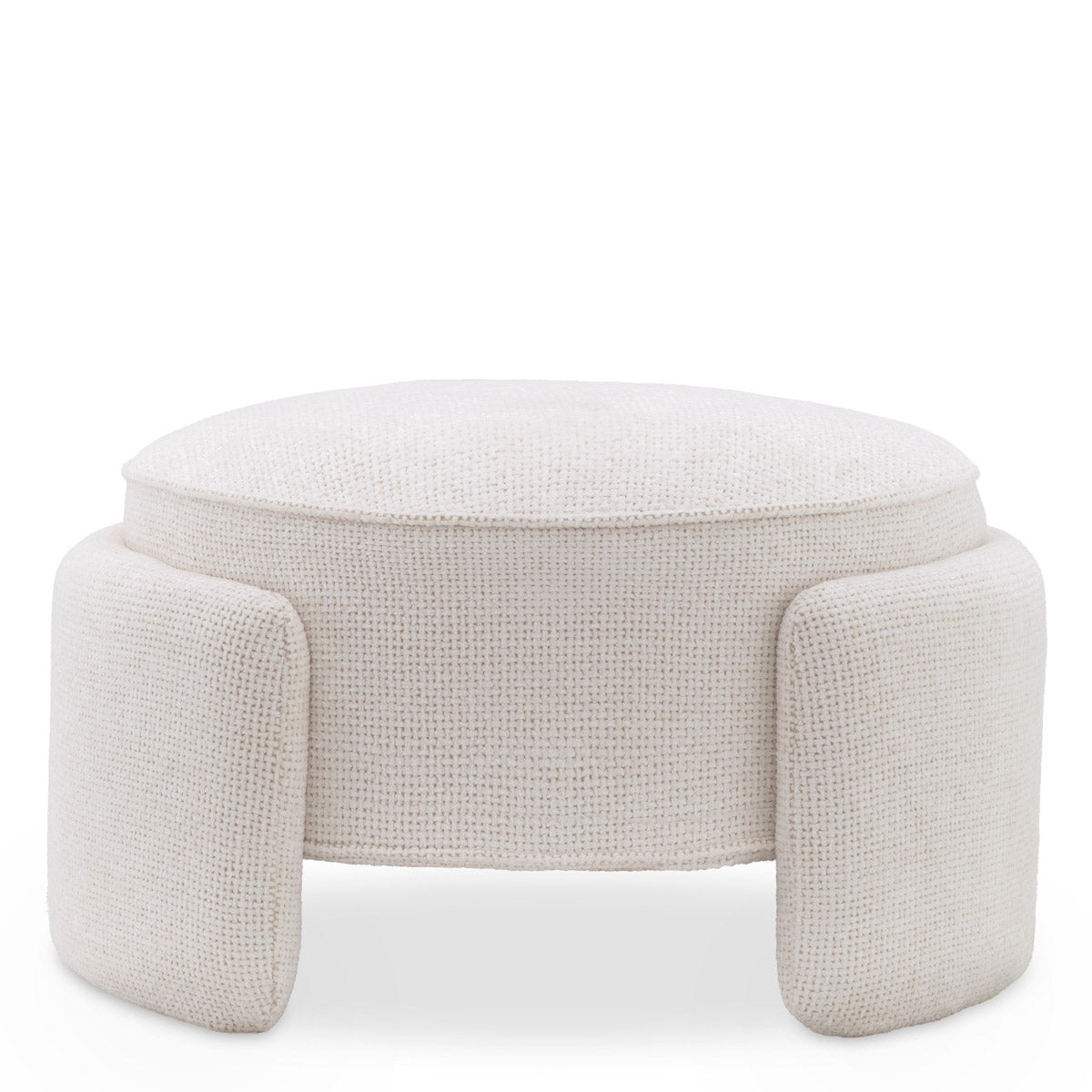Eichholtz Stool Ortega of modern grace, it captures the essence of sophistication for any living room or boudoir.