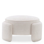 Eichholtz Stool Ortega of modern grace, it captures the essence of sophistication for any living room or boudoir.