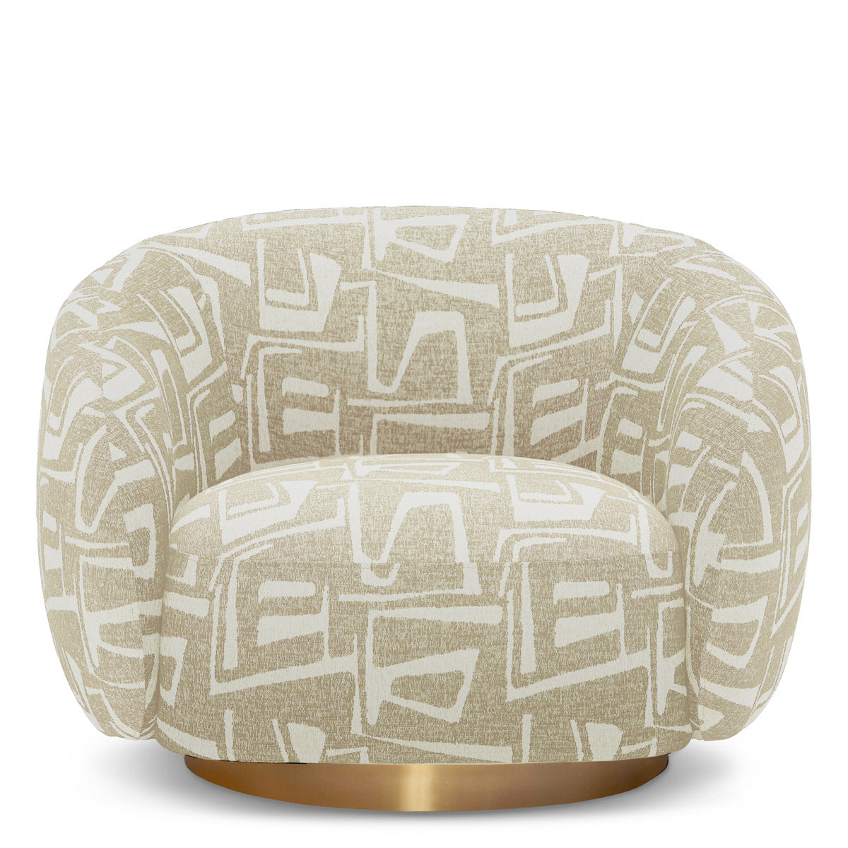 Eichholtz Swivel Chair Brice living space. A blend of comfort and elegance, this swivel chair is wrapped in a